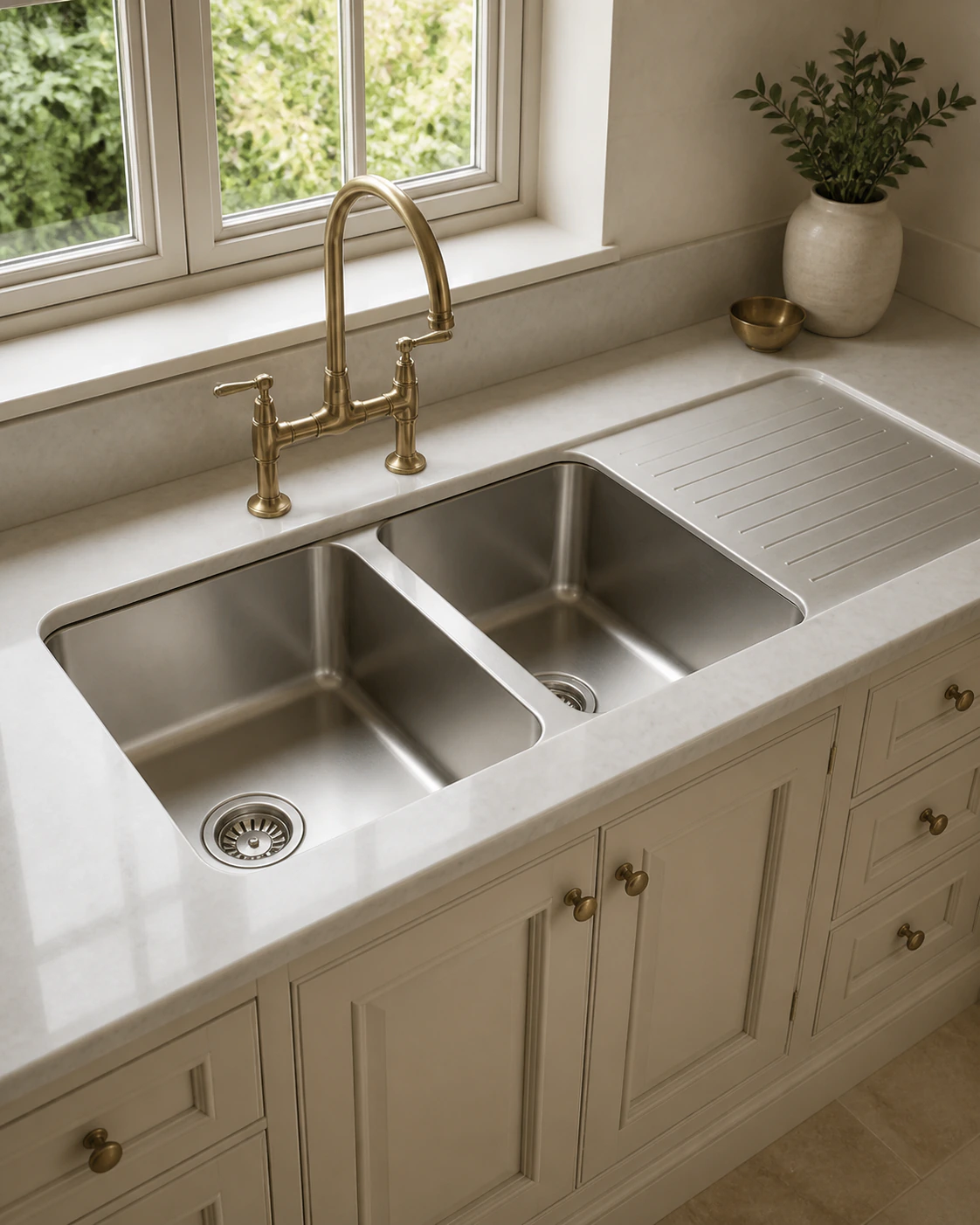 Kitchen Sink interior in the Classic Luxe style