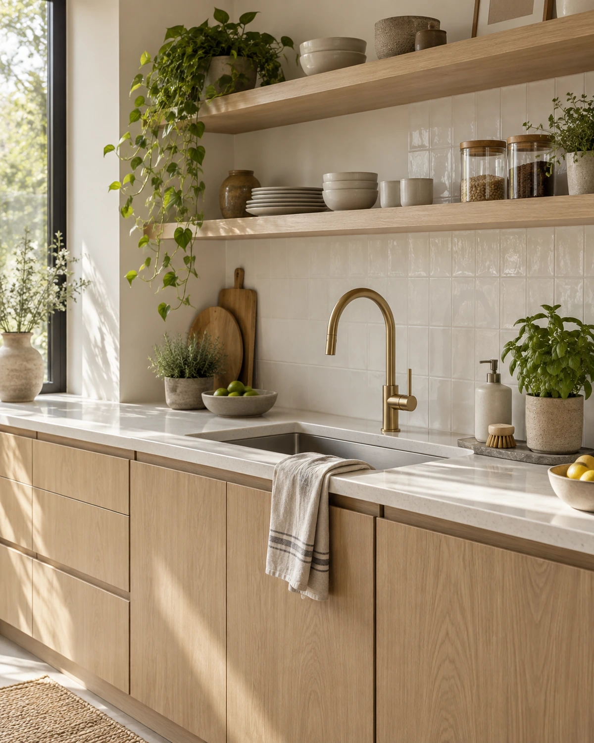Kitchen Sink interior in the Indo-Scandinavian style