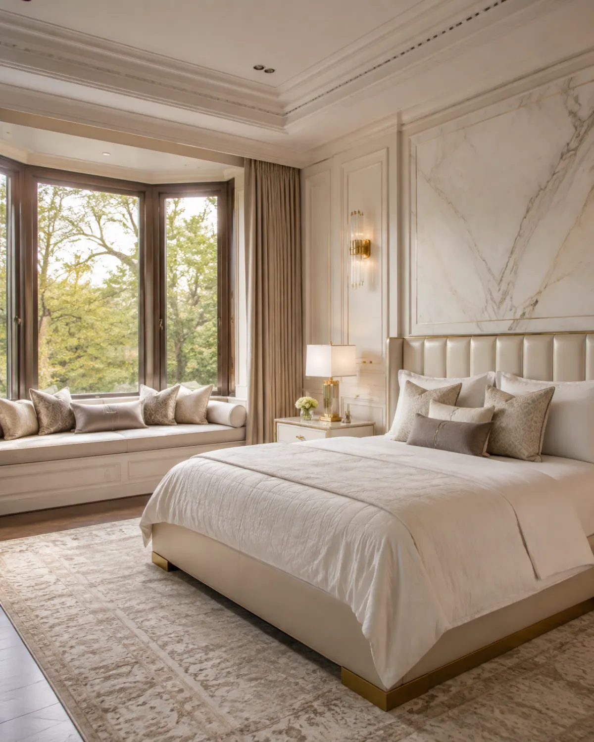 Master Bedroom interior in the Classic Luxe style