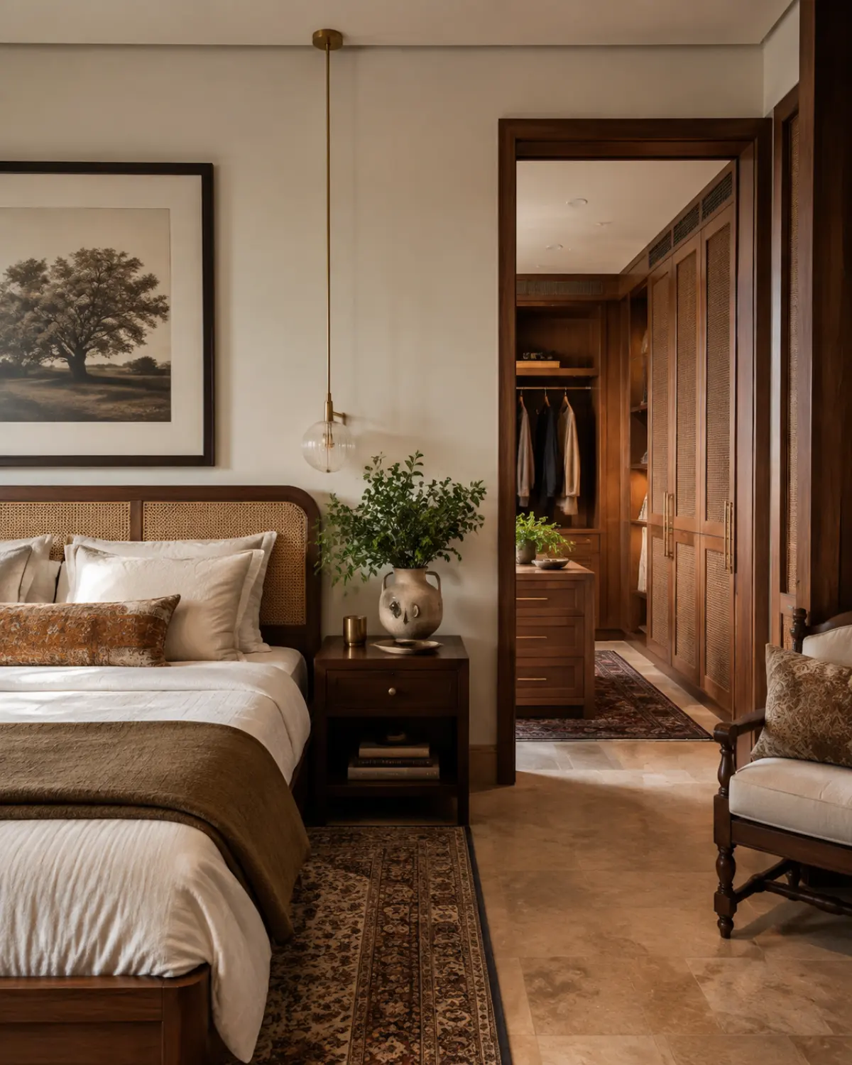 Master Bedroom interior in the Modern Heritage style