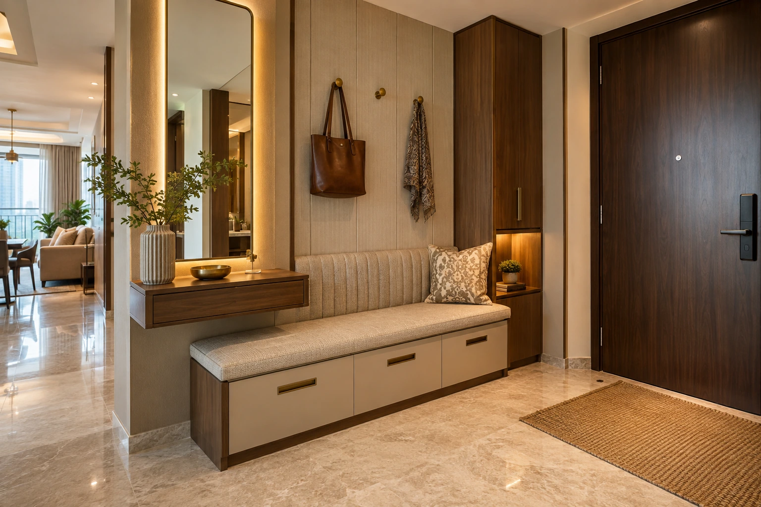 Entryway Bench Design Ideas