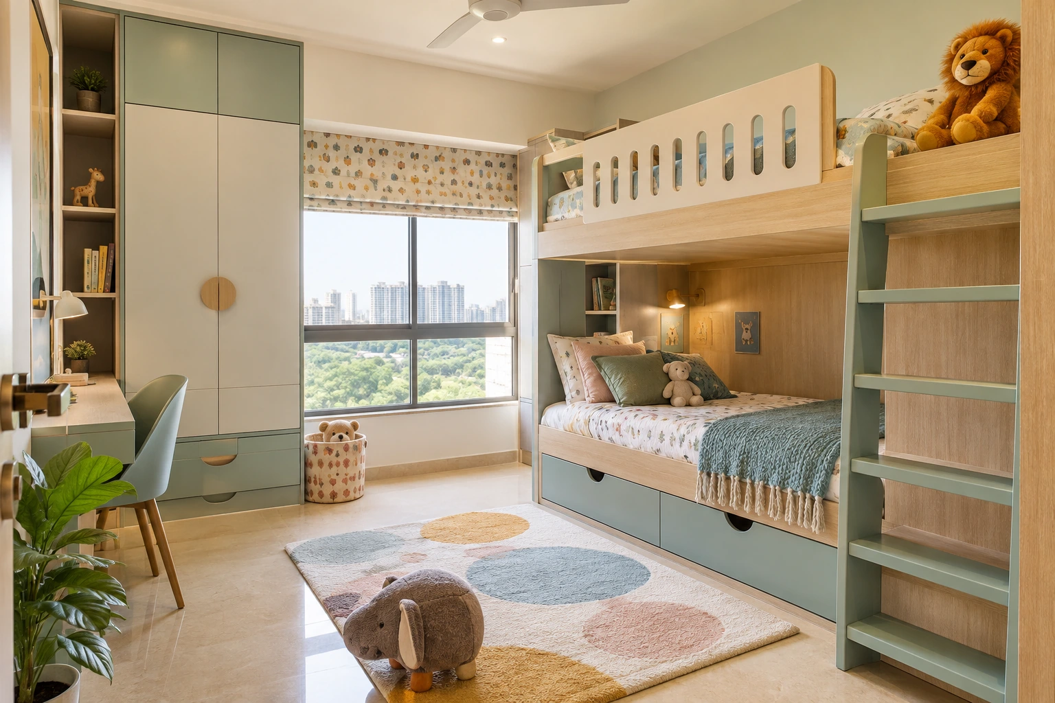 Kids Bunk Bed Layout Ideas