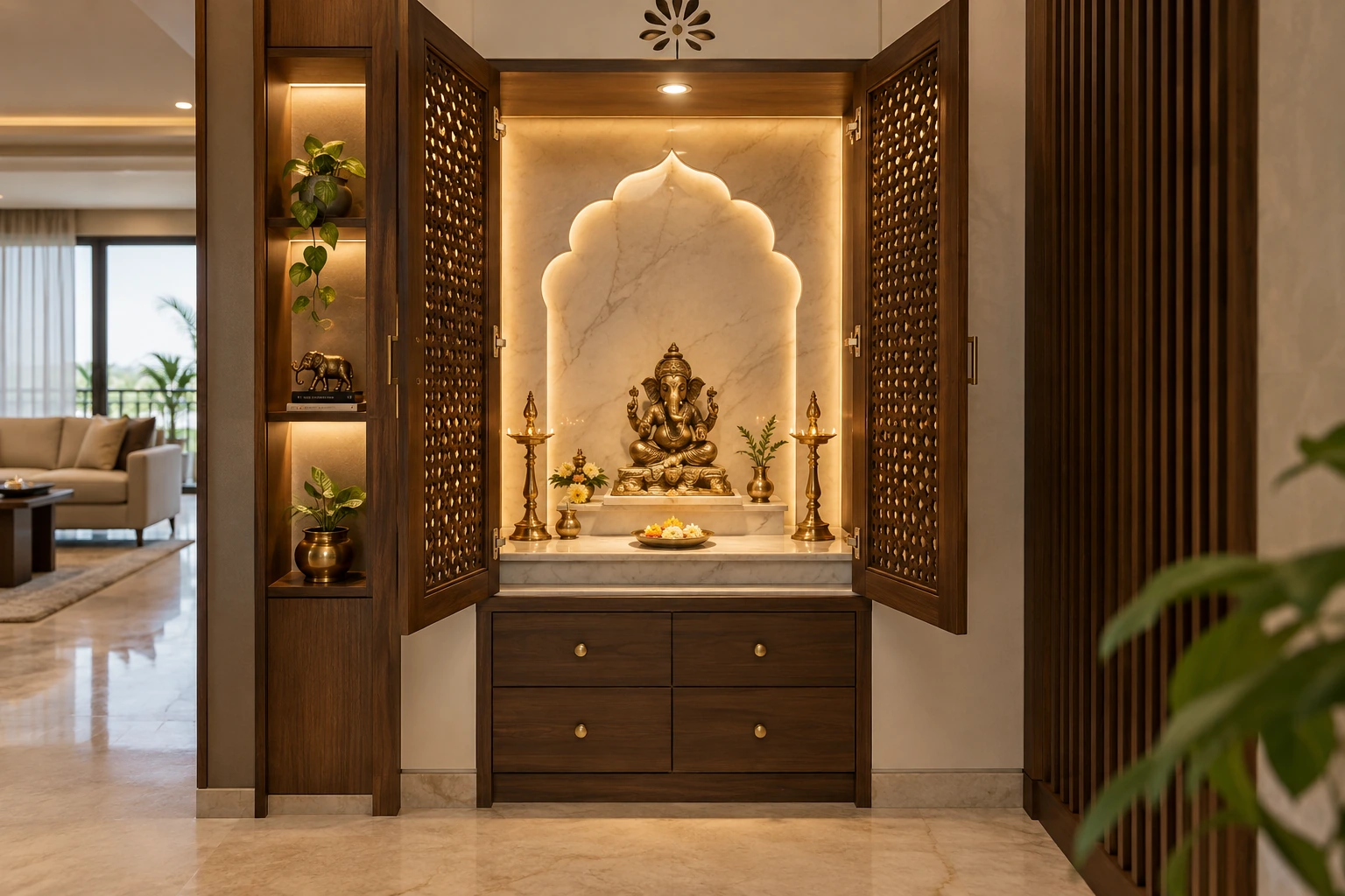 Pooja Room Niche Ideas