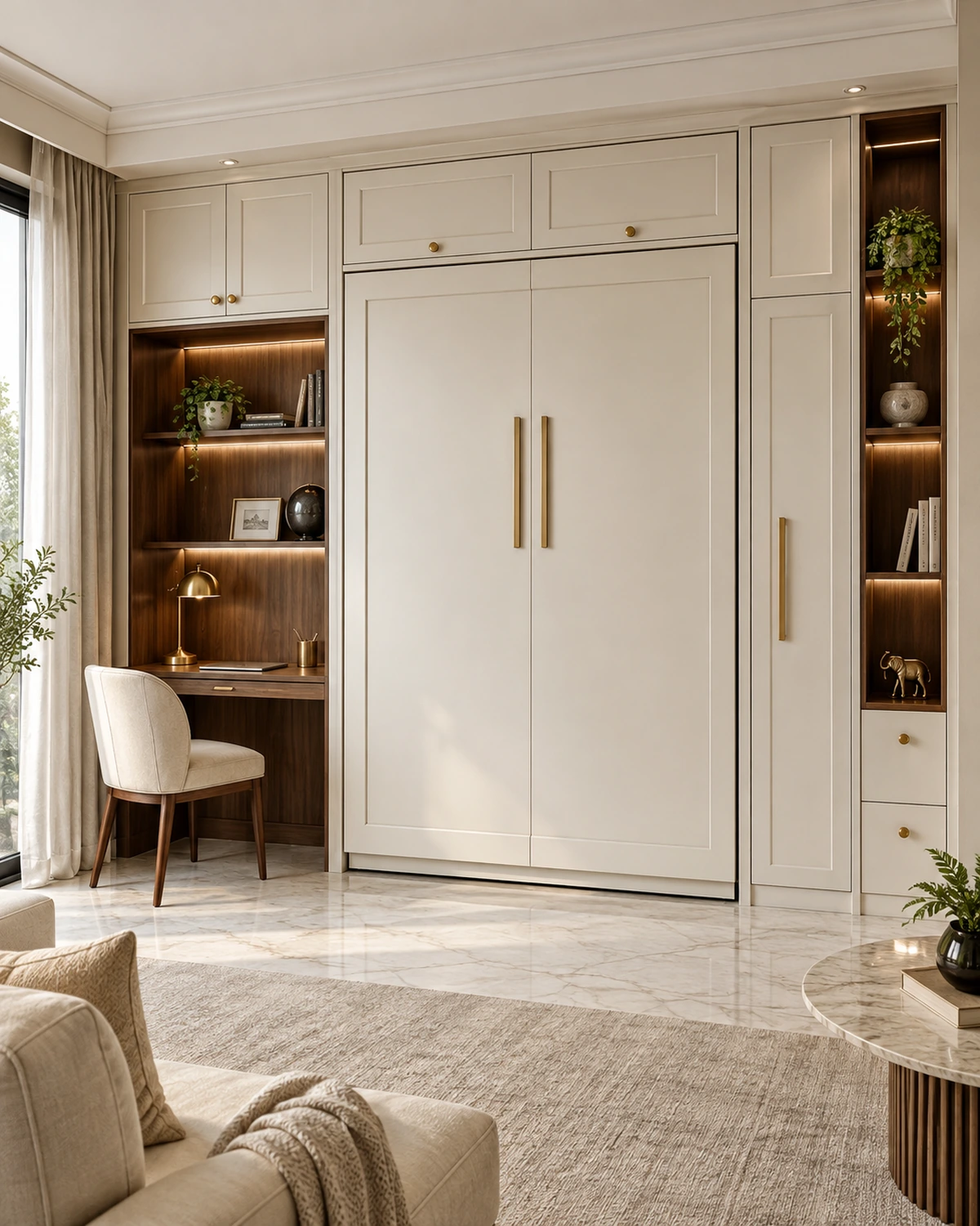 Space Saving interior in the Classic Luxe style