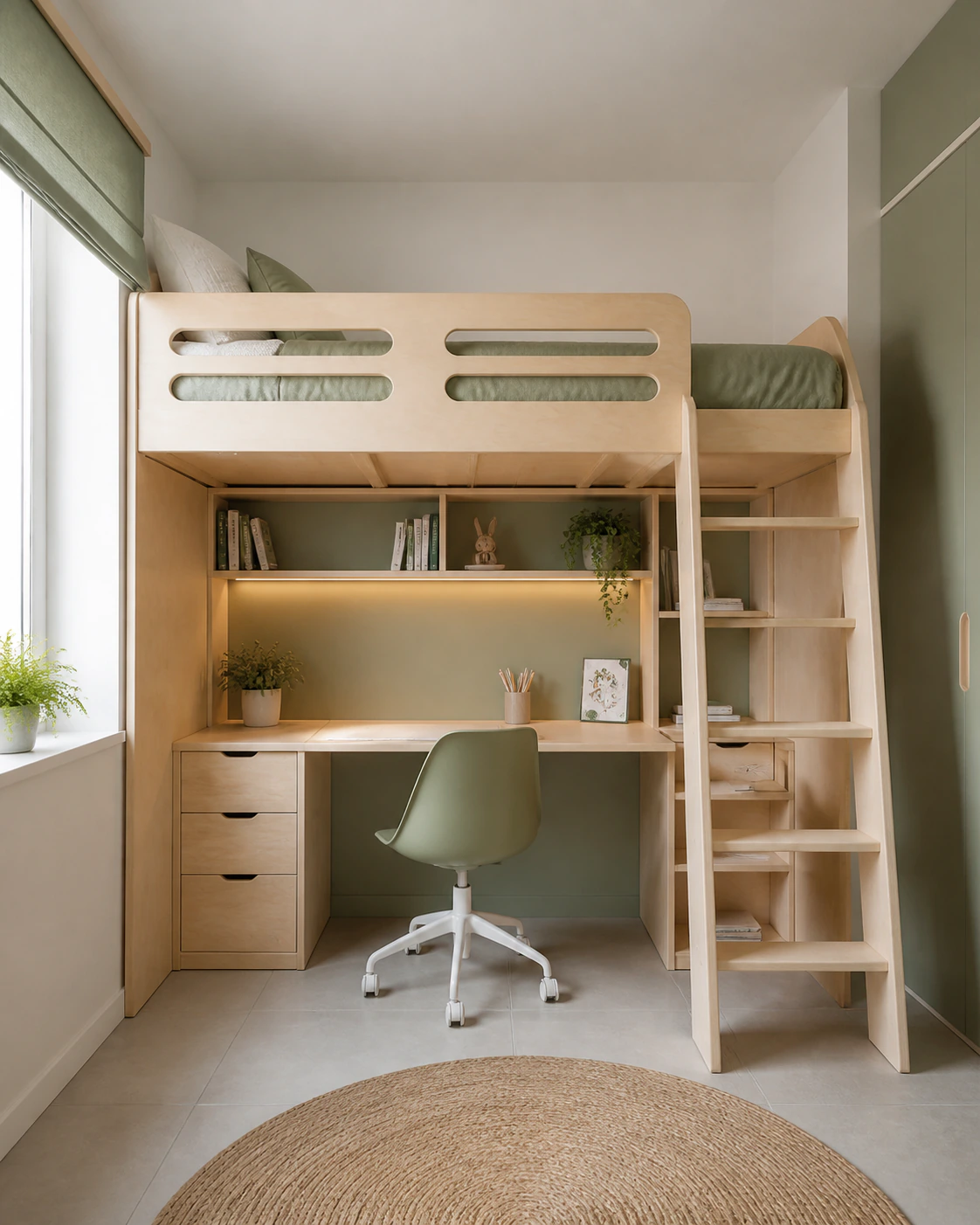 Space Saving interior in the Indo-Scandinavian style
