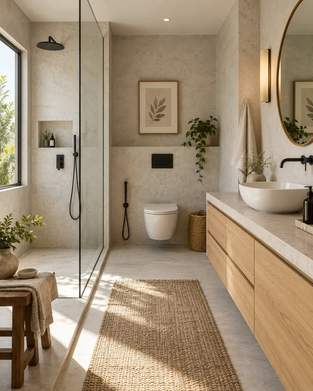 Tile interior in the Indo-Scandinavian style