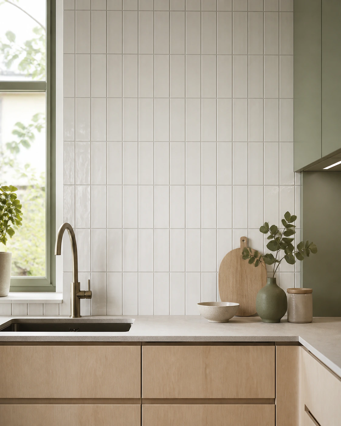 Tile interior in the Indo-Scandinavian style