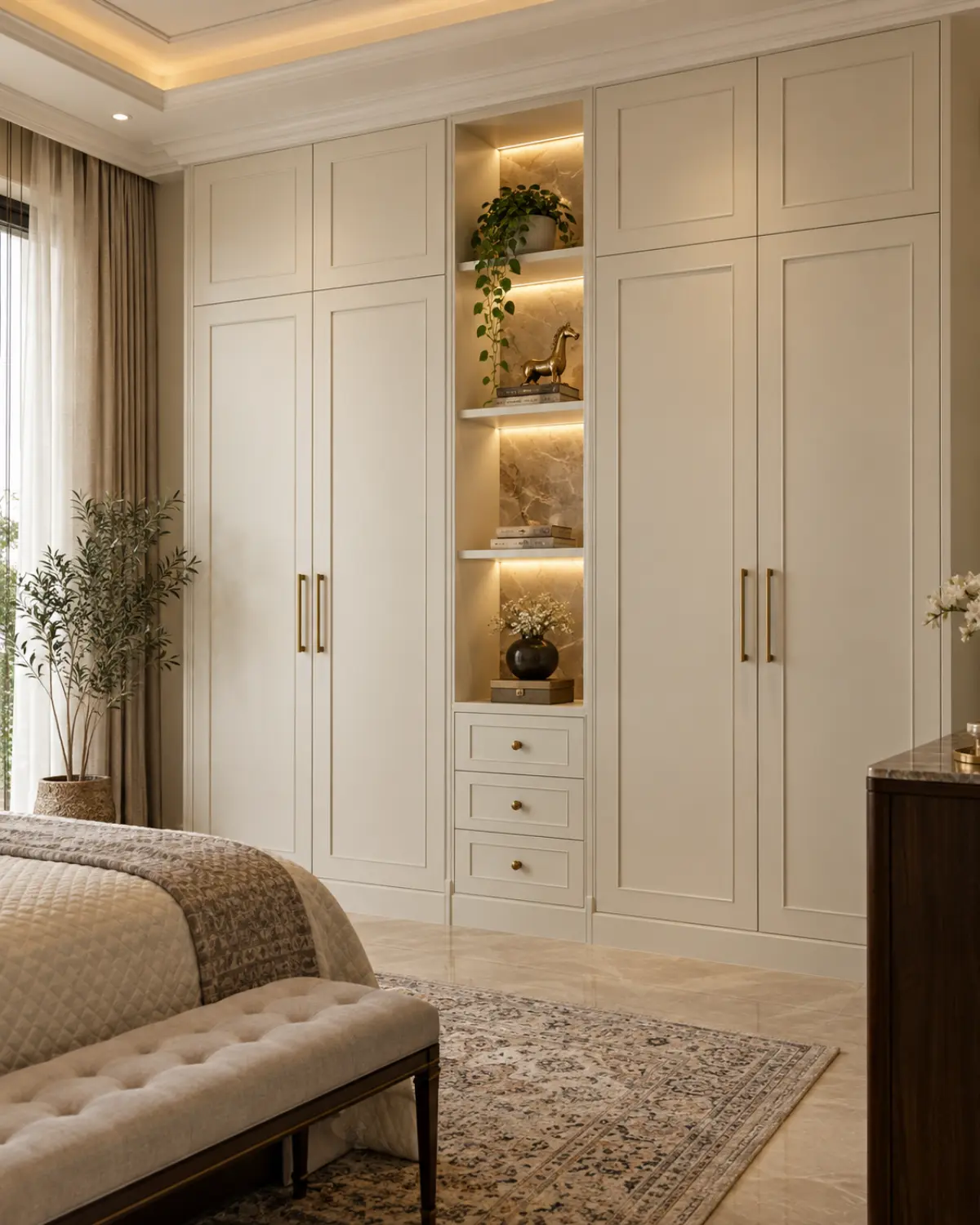 Wardrobe in the Classic Luxe style