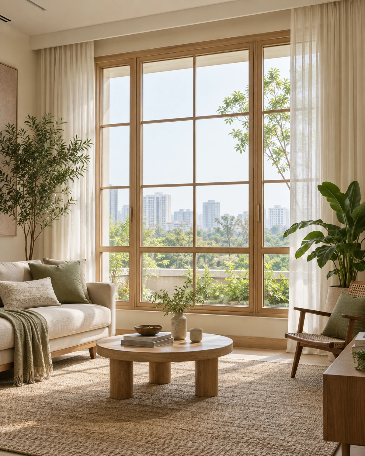 Window interior in the Indo-Scandinavian style